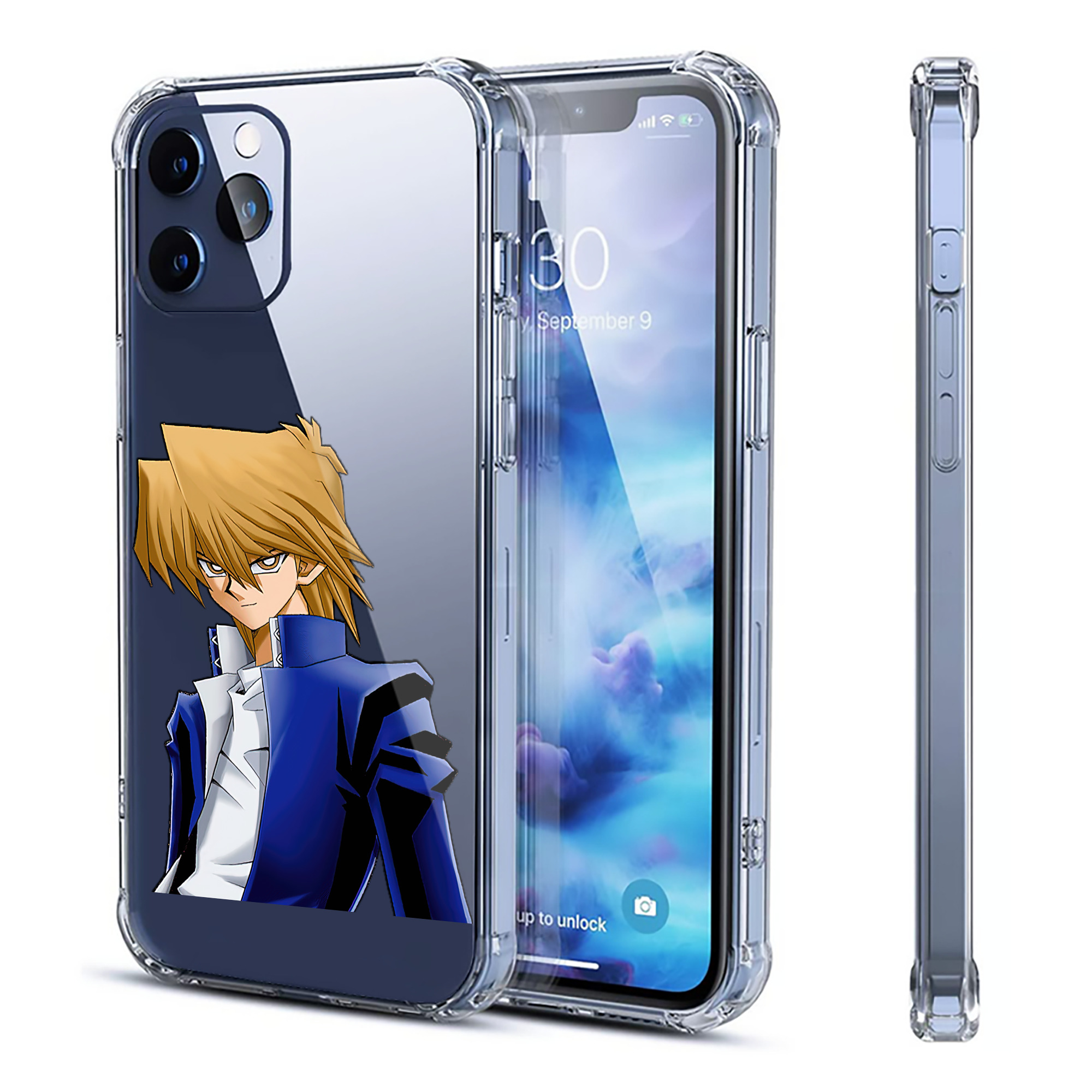 （画像用） 遊☆戯☆王 Yu-Gi-Oh! 【iPhone 12シリーズ対応】透明スマホケース（クリアソフトケース）